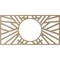 Ekena Millwork Hoover Wood Fretwork Pierced Ceiling Medallion, Hickory, 26"W x 13"H x 9 5/8"ID x 3/8"T CMWP26X13X0375HOHI - alternate 4